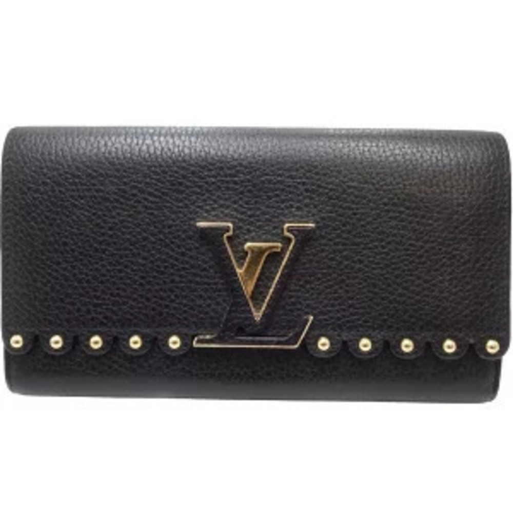 Louis Vuitton Portefeuille Capucines Long Wallet Taurillon Leather Black - Picture 2 of 8